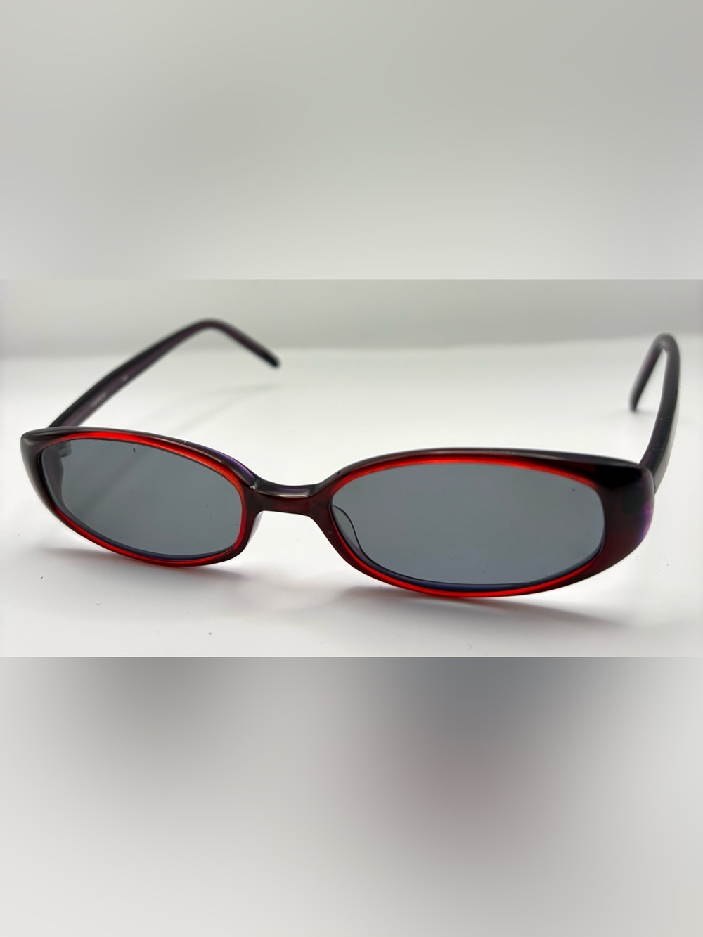 Cosmopolitan Purple Burgundy Oval Sunglasses Frames Only - Picture 2 of 8